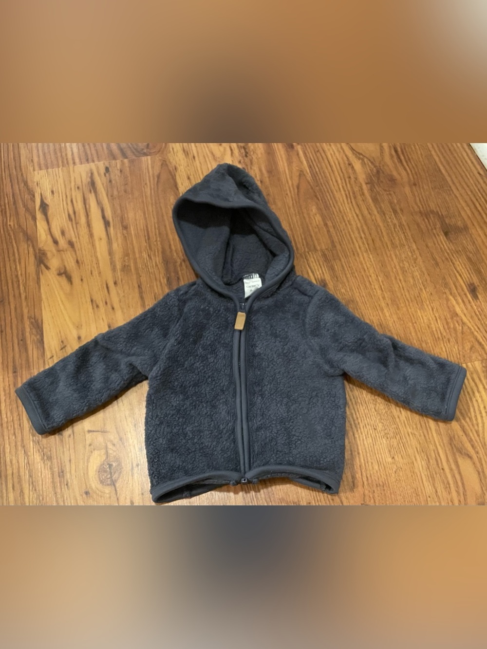 Carter's Hooded Sherpa Fleece Fuzzy Zip Hoodie Jacket